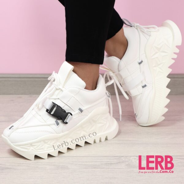 TENIS TRACTOR STAR CREAM - Imagen 3