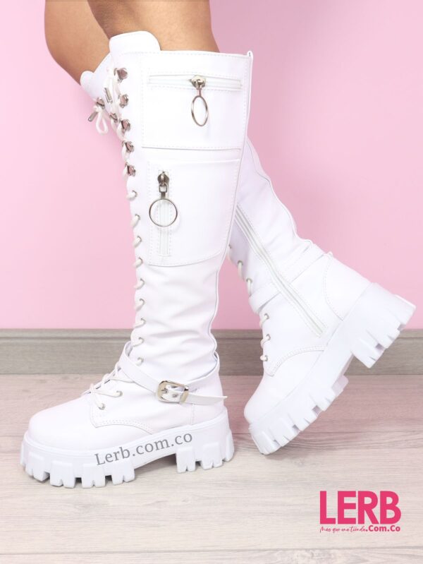 BOTAS NICOLL BLANCO - Imagen 3