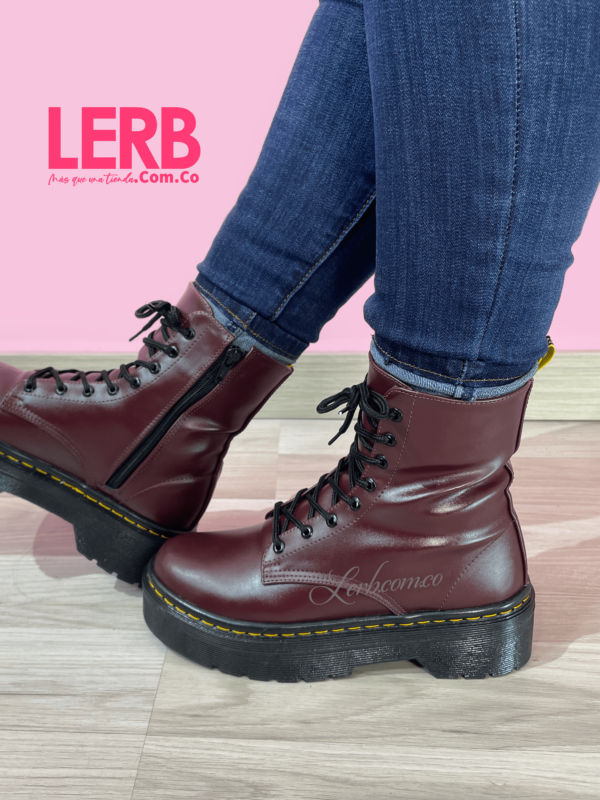 BOTINES MARTINA RED WINE - Imagen 2