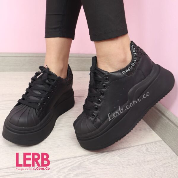 TENIS EMMA FAST NEGRO - Imagen 3
