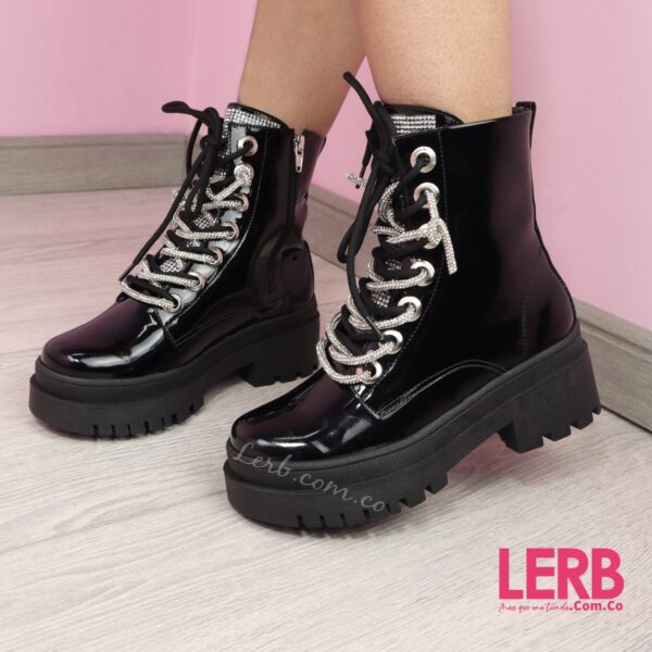BOTINES SASHA CHAROL NEGRO