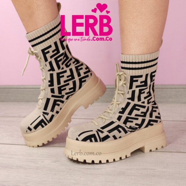 BOTINES LAURENT BEIGE
