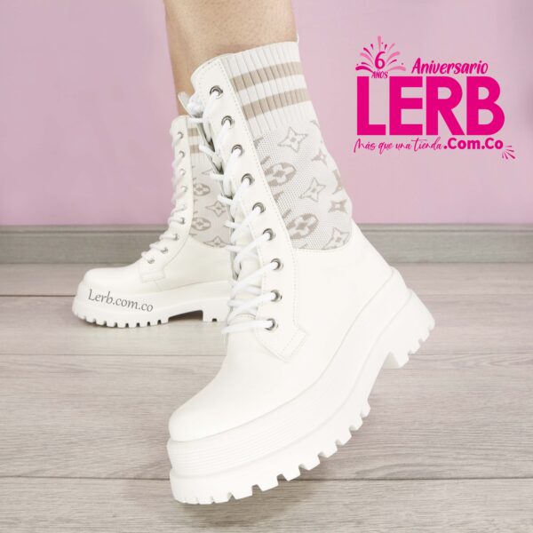 BOTINES LAYLA WHITE - Imagen 2