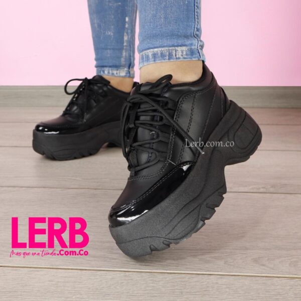 TENIS MONSTER NEGRO CHAROL - Imagen 3