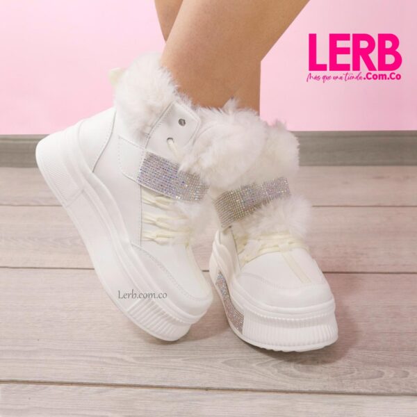 TENI BOTA SHINE BLANCO - Imagen 3