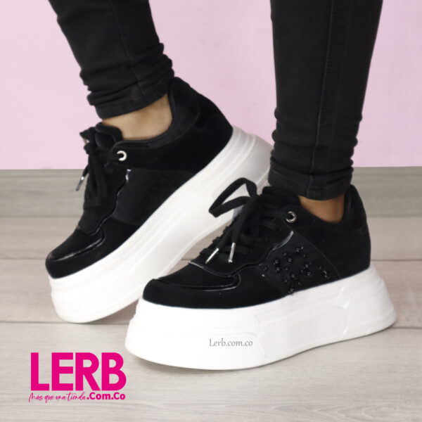 TENIS PERLA NEGRO - Imagen 3