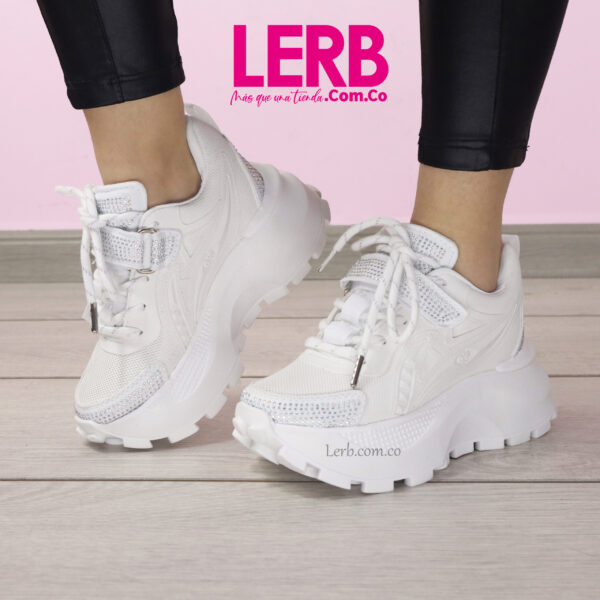TENIS TRENDY BLANCOS - Imagen 3
