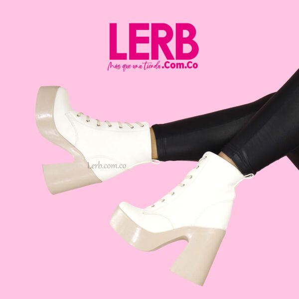 BOTINES ARY CREMA - Imagen 3