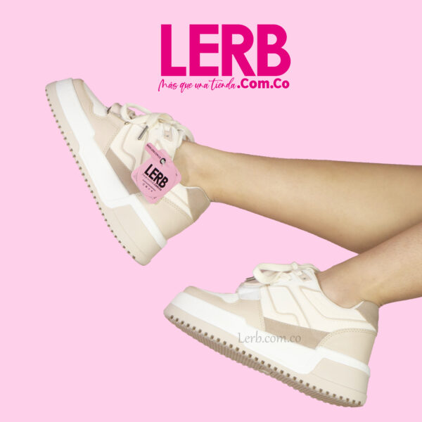 TENIS BRIA CREMA - Imagen 2
