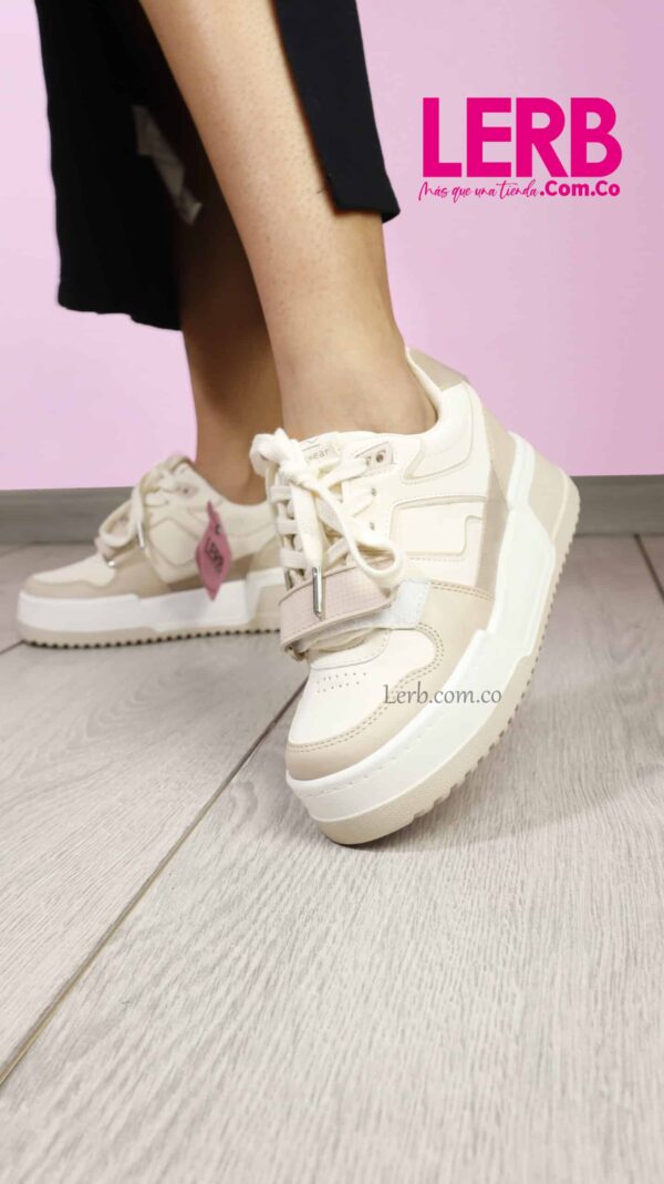 TENIS BRIA CREMA - Imagen 4