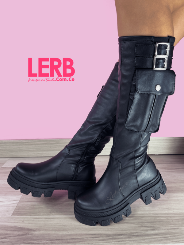 BOTAS CARGO NEGRAS - Imagen 6