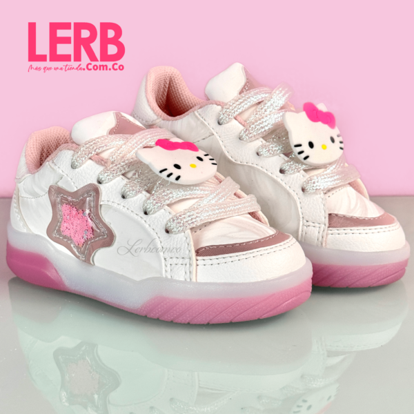 HELLO KITTY STAR BLANCO Y ROSA - Imagen 3