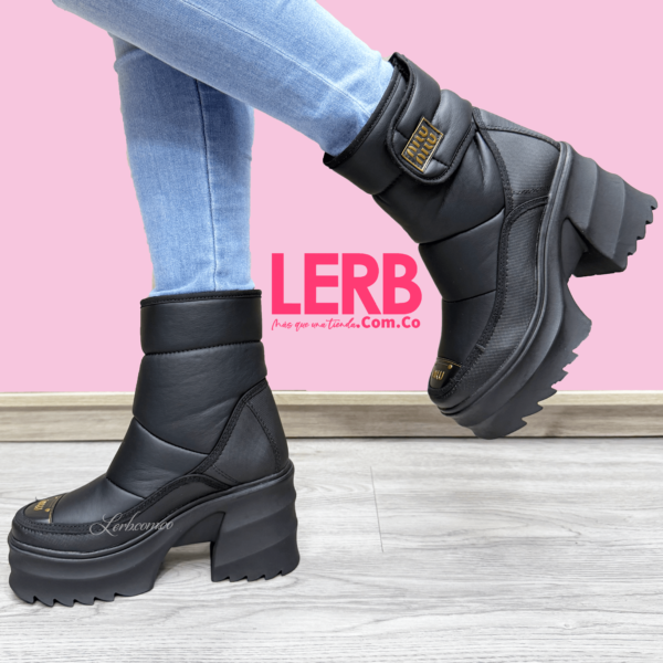 BOTINES MIU NEGROS - Imagen 3