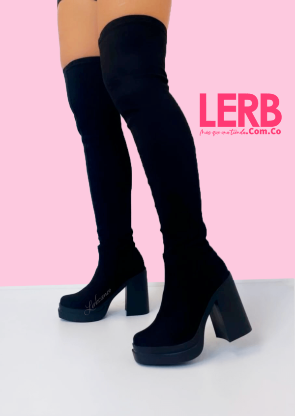 BOTAS EXTRALARGA NOHA NEGRAS