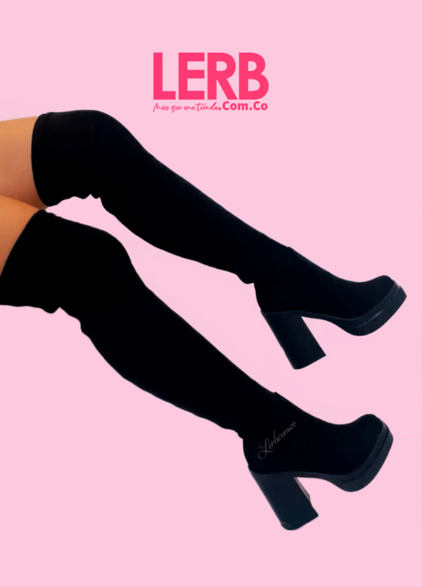 BOTAS EXTRALARGA NOHA NEGRAS - Imagen 2
