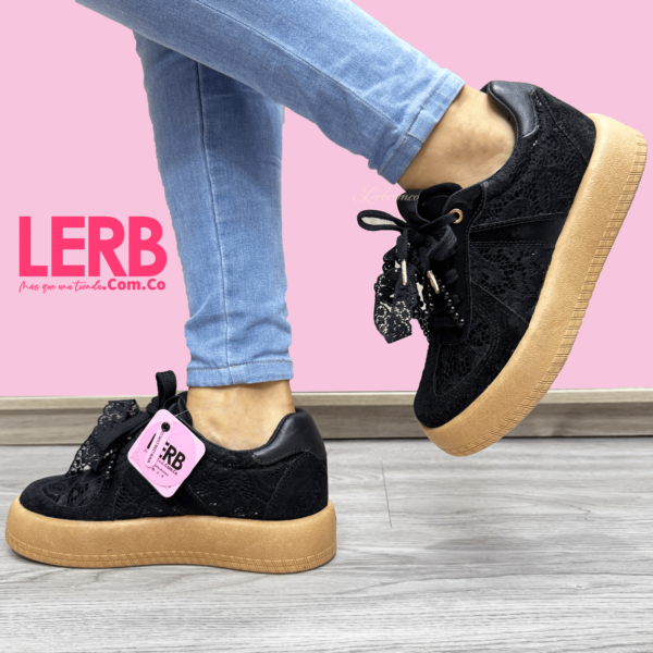 TENIS COCOA NEGRO - Imagen 2