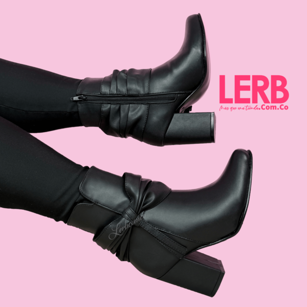 BOTINES LAZO NEGRO - Imagen 2