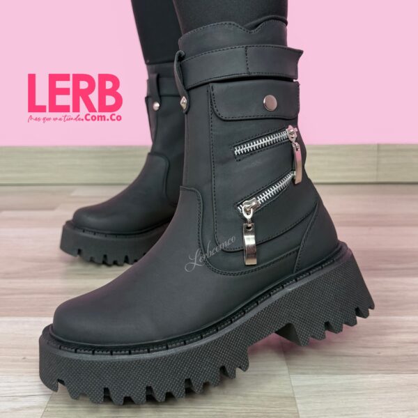 BOTINES LORA NEGRO - Imagen 2