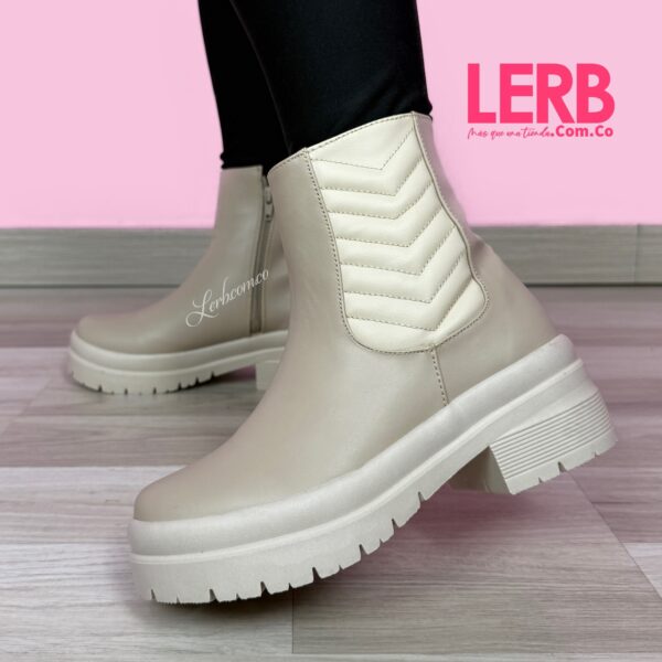 BOTINES DARLING BEIGE - Imagen 2