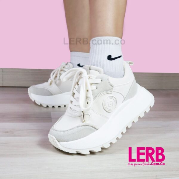 TENIS COMPAS CREMA - Imagen 4