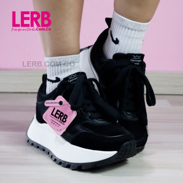 TENIS COMPAS NEGRO X BLANCO