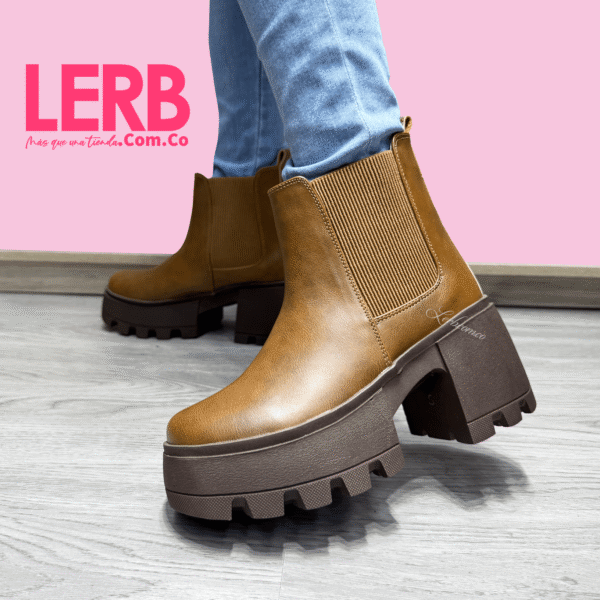 BOTINES CAMILET MIEL - Imagen 3