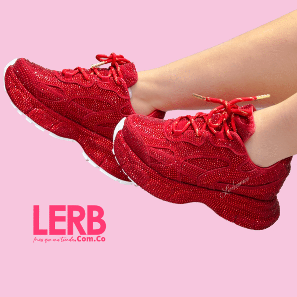 TENIS GORA ROJO - Imagen 2