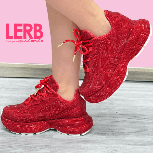TENIS GORA ROJO - Imagen 4