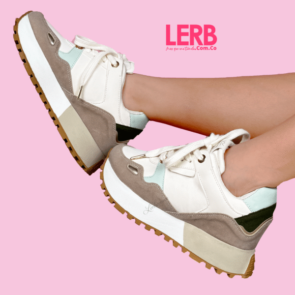 TENIS MENTA CREMA