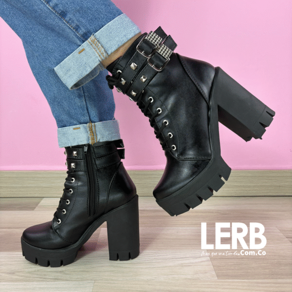 BOTINES MONTO NEGRO - Imagen 2