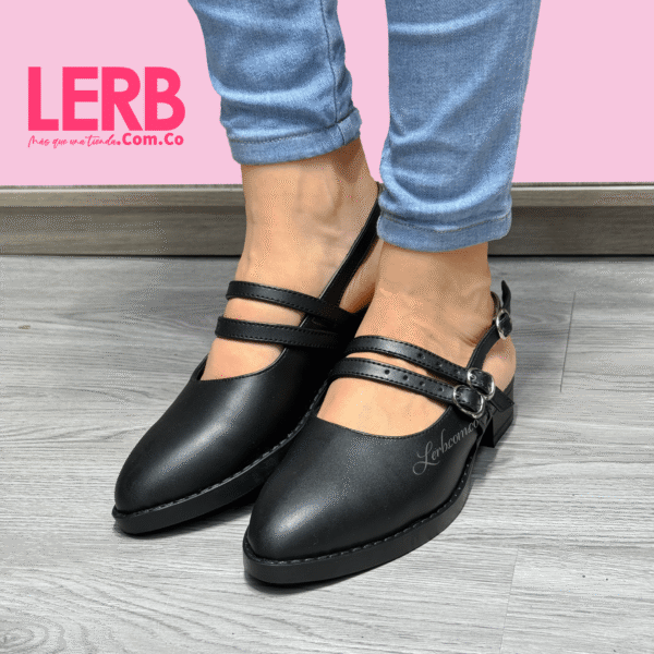 MOCASINES LOLI NEGRO MATE - Imagen 2
