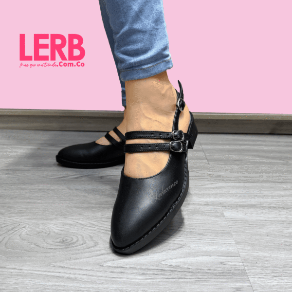 MOCASINES LOLI NEGRO MATE