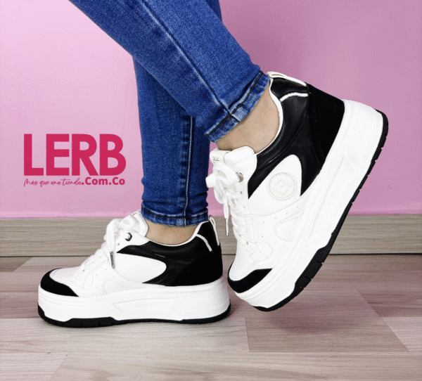 TENIS NASH BLANCO X NEGRO - Imagen 2