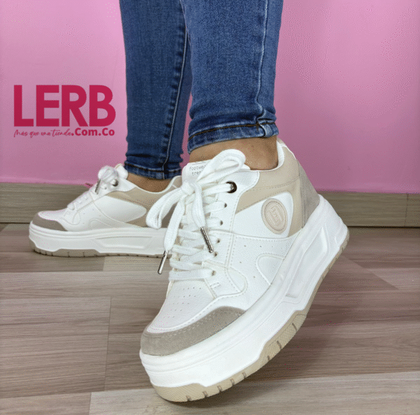 TENIS NASH CREMA