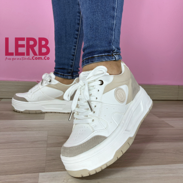 TENIS NASH CREMA