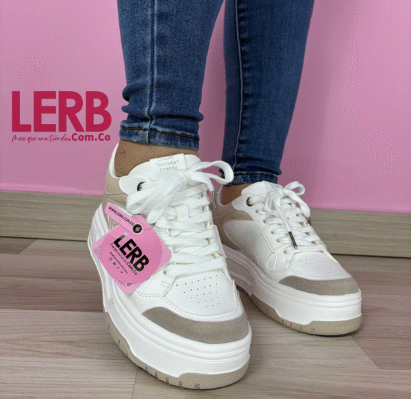 TENIS NASH CREMA - Imagen 3