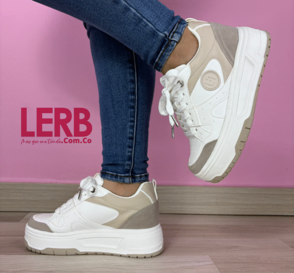 TENIS NASH CREMA - Imagen 2