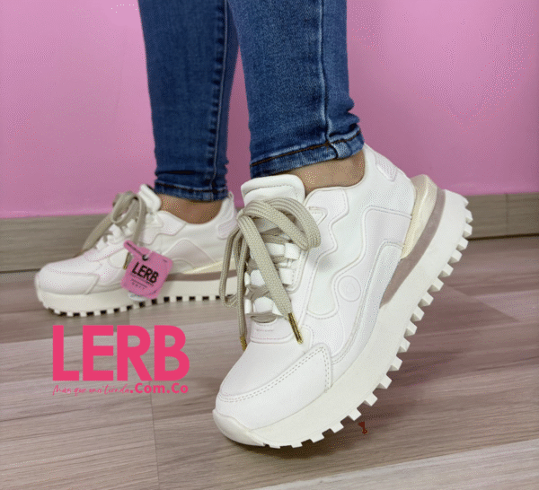 TENIS PAMELA CREMA