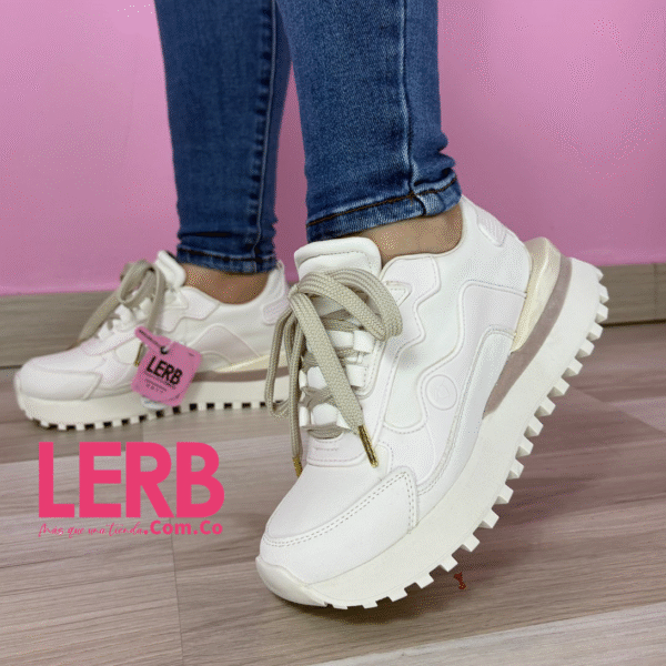 TENIS PAMELA CREMA