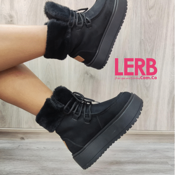 BOTINES ALASKA NEGROS - Imagen 2