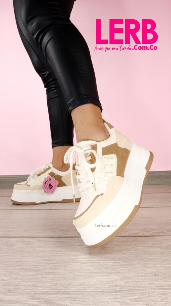 TENIS PARIS CAMEL - Imagen 4