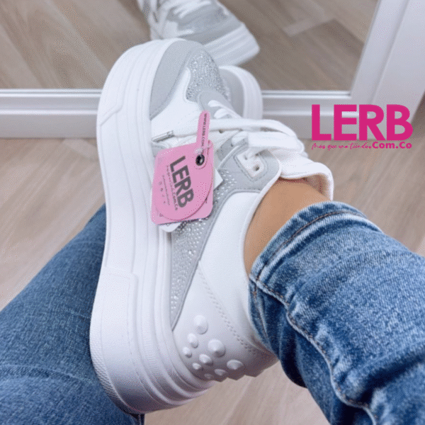 TENIS GREY  BLANCO X GRIS - Imagen 3