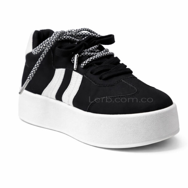 TENIS EDÉN BLANCO X NEGRO