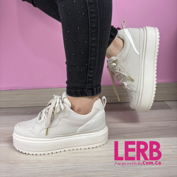 TENIS GHOST CREMA - Imagen 3