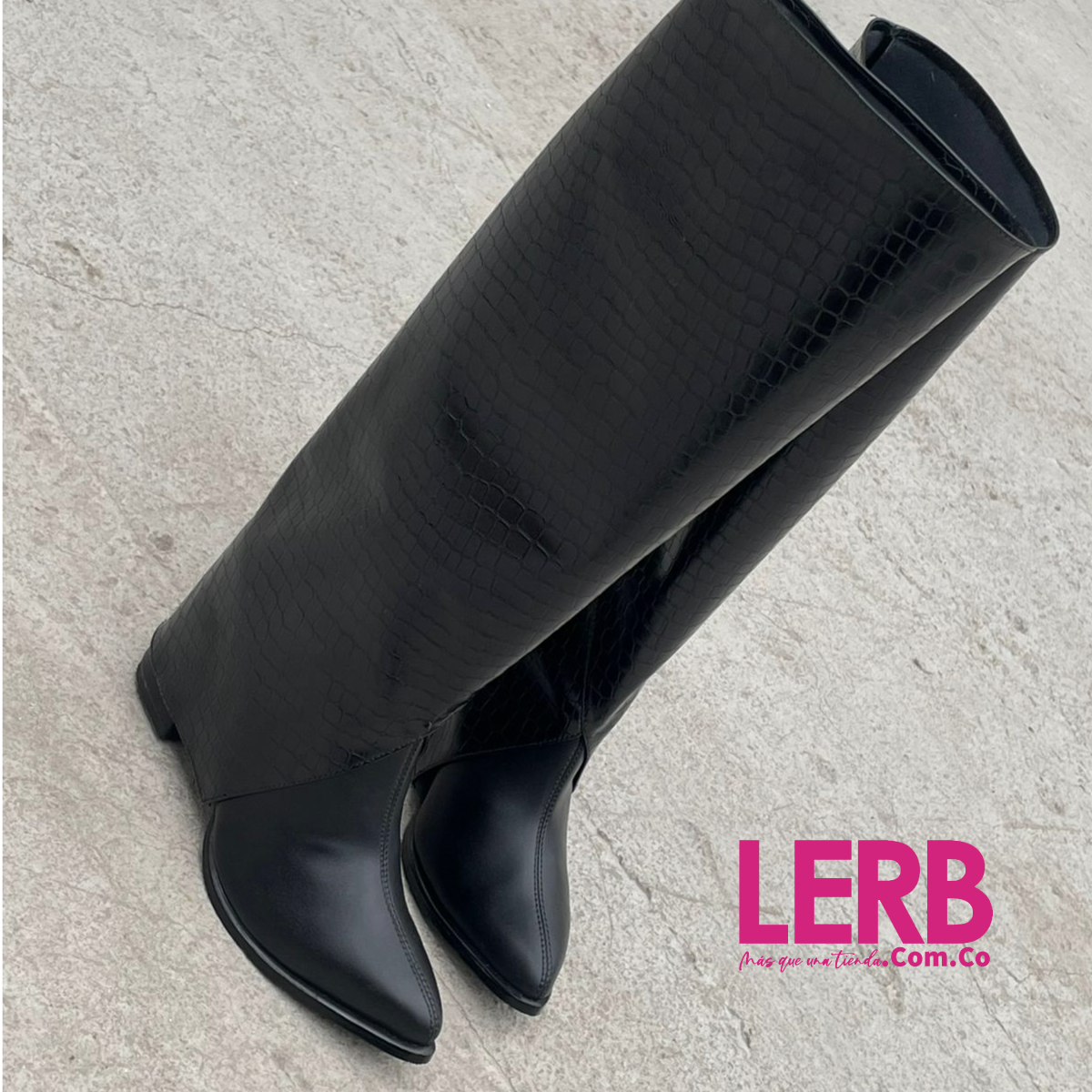 BOTAS PYTHON NEGRAS 2 EN 1 - Imagen 2
