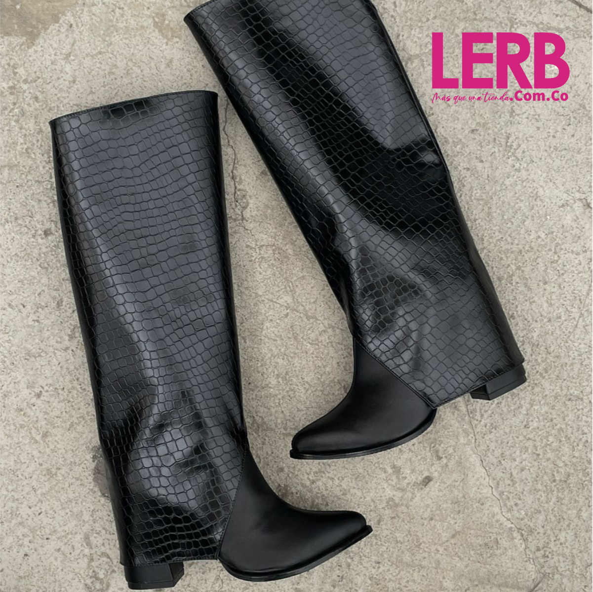 BOTAS PYTHON NEGRAS 2 EN 1 - Imagen 3