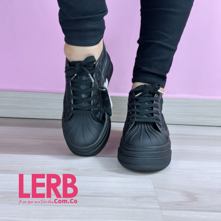 TENIS TENDER NEGRO - Imagen 3