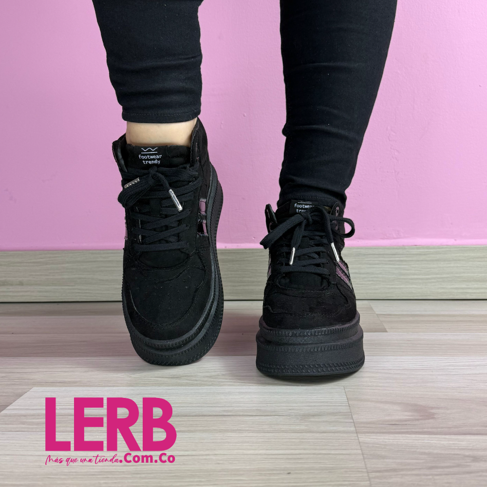TENI BOTA GLAM NEGRO - Imagen 2