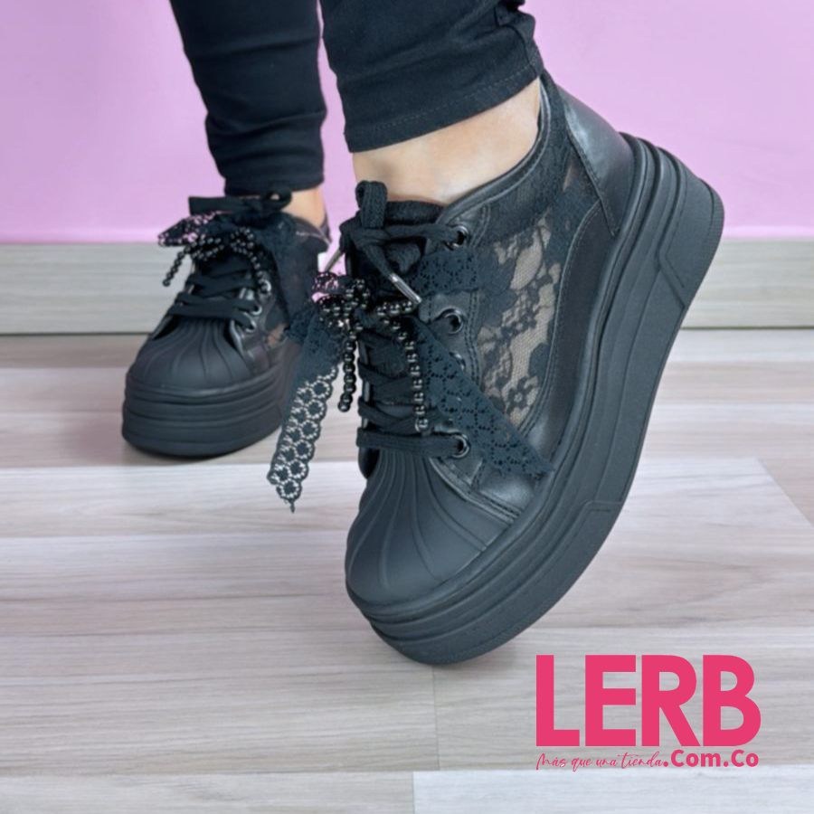 TENIS TENDER COQUETTE NEGRO