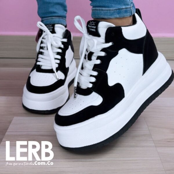 TENI BOTA CLOUD BLANCO X NEGRO